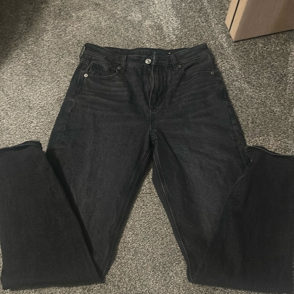American Eagle Black Strigid Jeans
